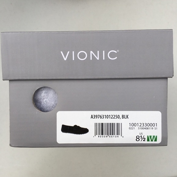 NIB Vionic Montara Suede Loafer Moccasin Flat 8.5 Wide Width - Picture 2 of 9